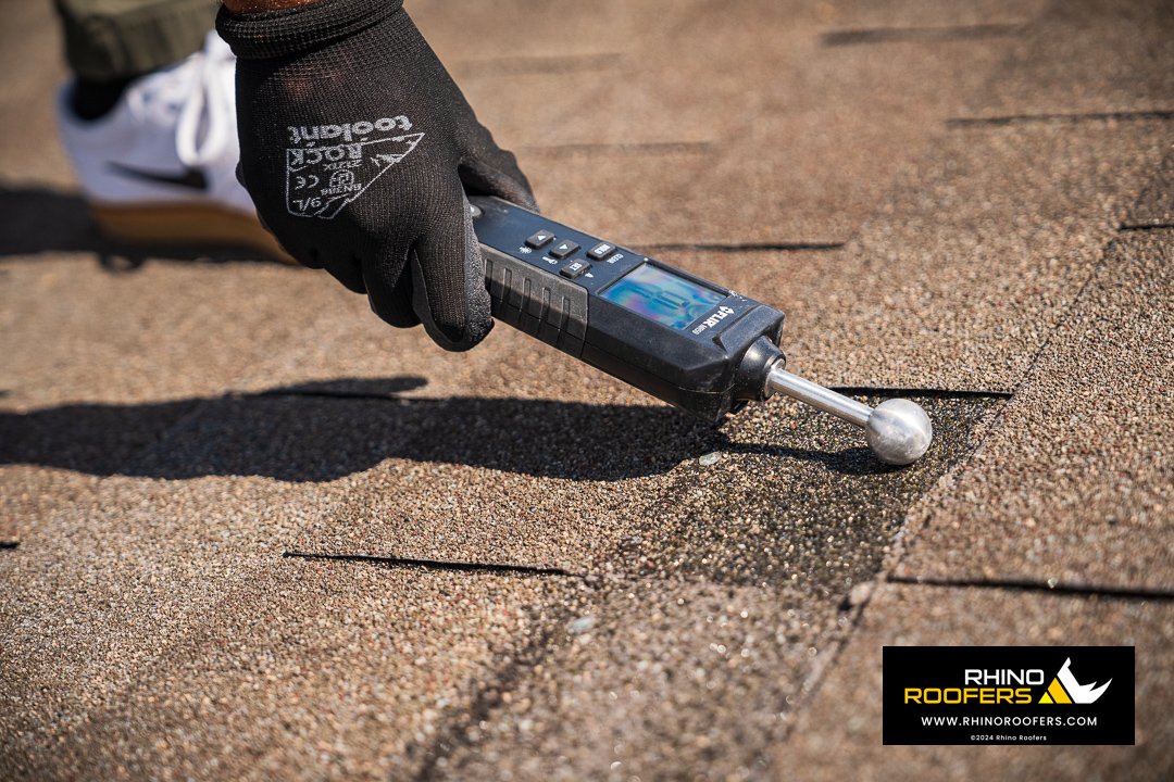 Rhino Roofers ChatGPT ad — Check Your Roof for Damage.