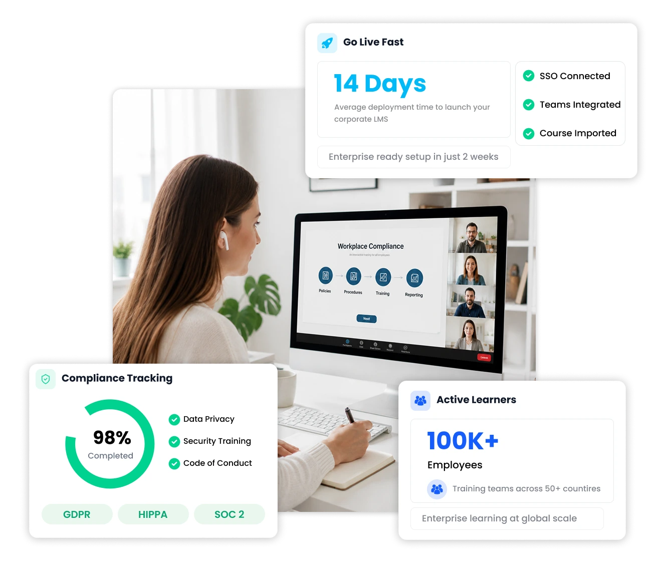 paradisosolutions.com ChatGPT ad — Corporate LMS Built for Training at Scale in Career & Jobs