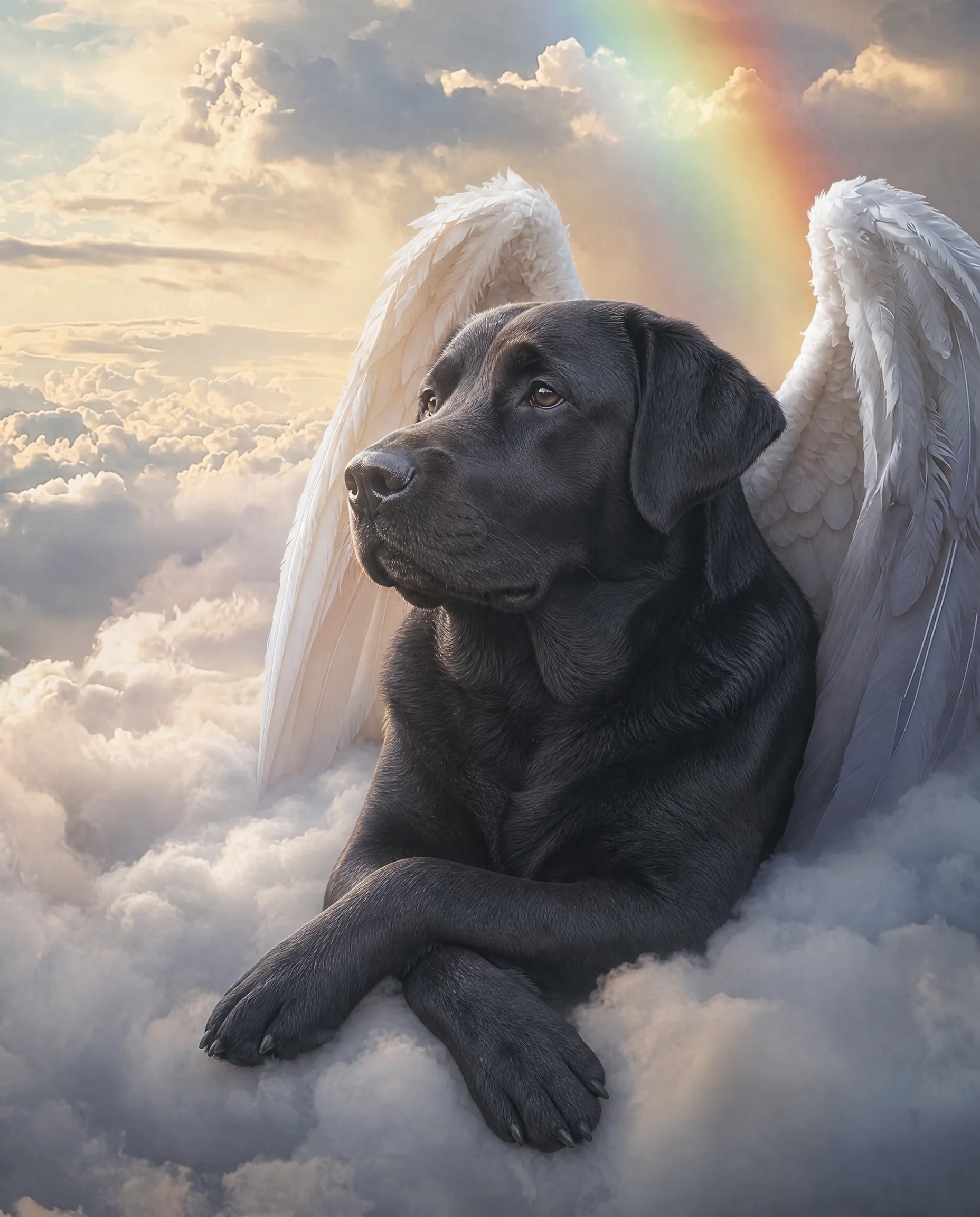 Wolden Art ChatGPT ad — Gone but never far, custom memorial art