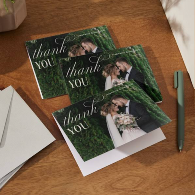 VistaPrint ChatGPT ad — Bridal party thanks