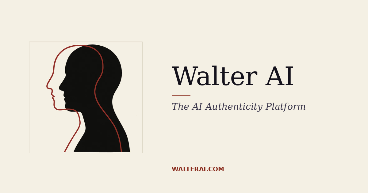 Walter AI Inc. ChatGPT ad — Walter AI, The AI Authenticity Platform in Decentralized Identity & Proof-of-Personhood Verification