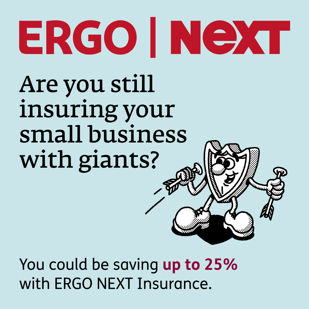 ERGO NEXT Insurance ChatGPT ad — General Liability Cover