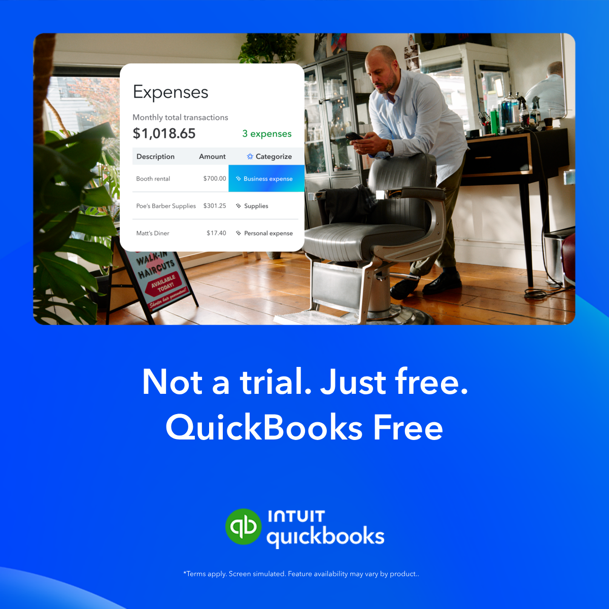 Intuit Quickbooks ChatGPT ad — QuickBooks Free