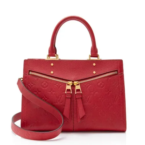 Bag Borrow Or Steal ChatGPT ad — LV Monogram Empreinte Satchel in Custom Engraving & Personalization Services