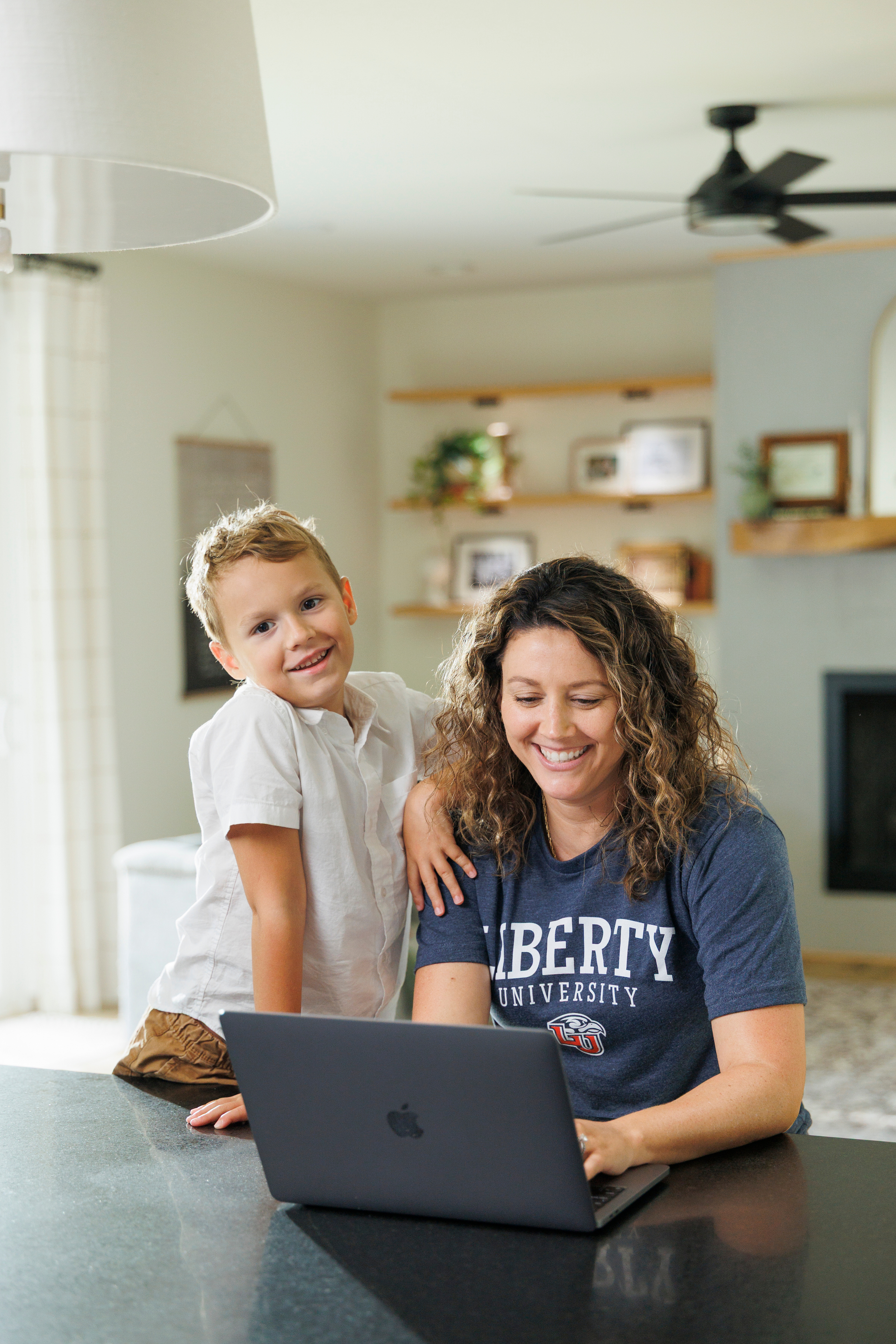 Liberty University Online ChatGPT ad — Win A 5K College Scholarship in Education & Learning