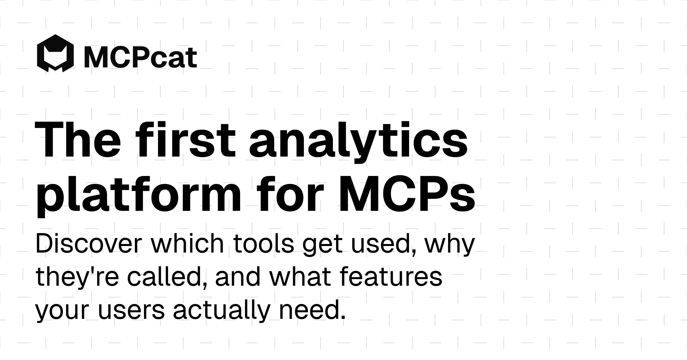 MCPcat, Inc. ChatGPT ad — MCPcat - User analytics and live debugging for MCP in Cloud & DevOps