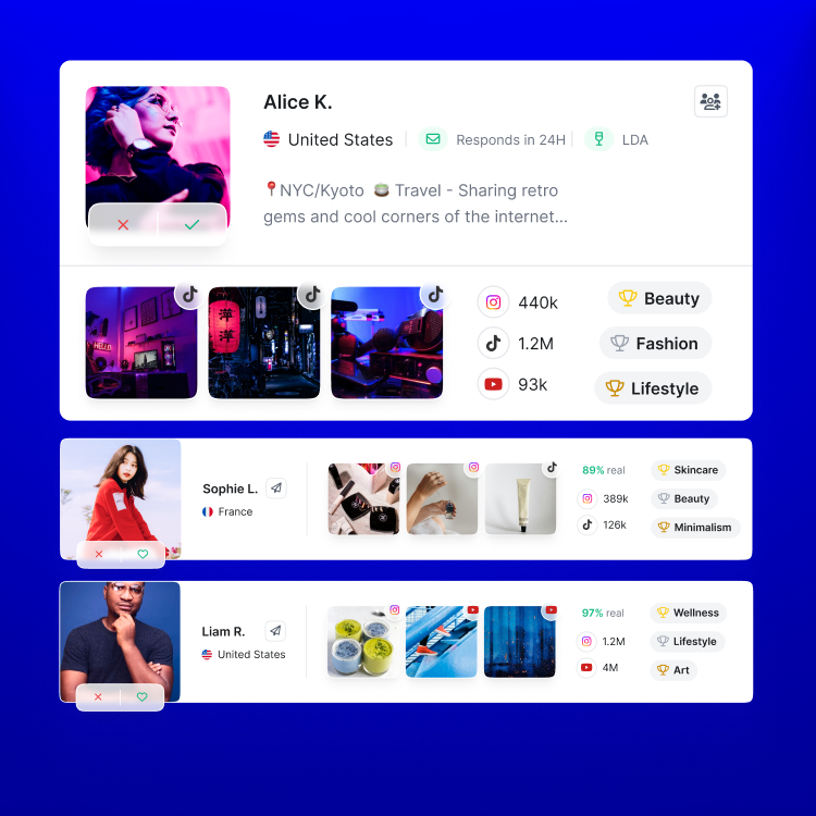 Upfluence Inc ChatGPT ad — Stop paying creators with fake followers