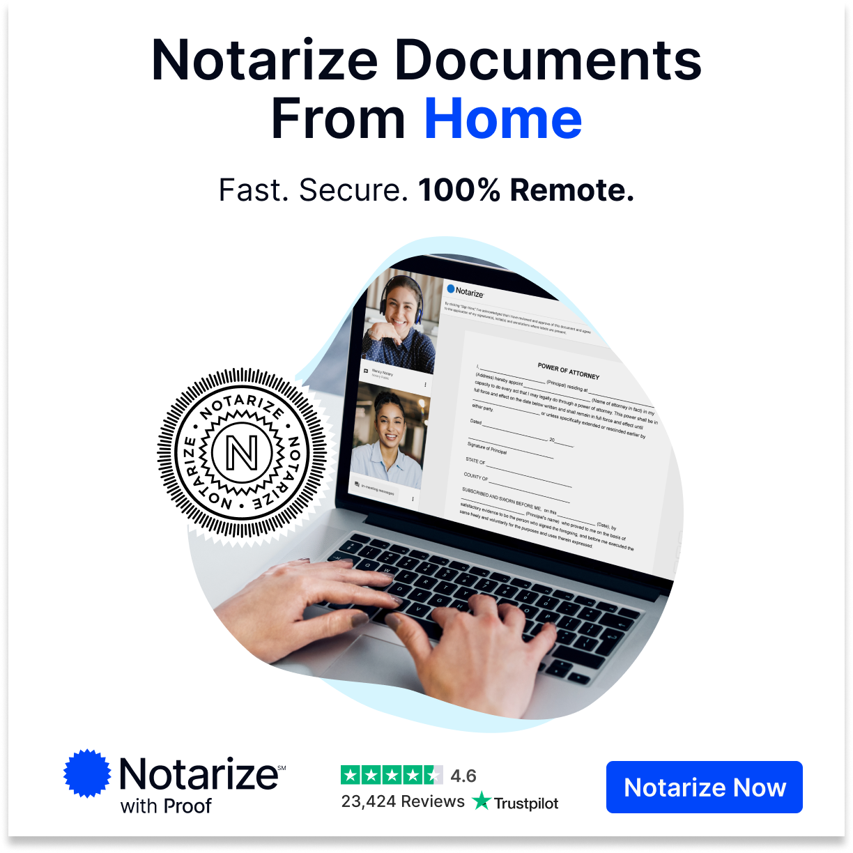 Notarize, Inc. ChatGPT ad — Notarize | Official Online Notary