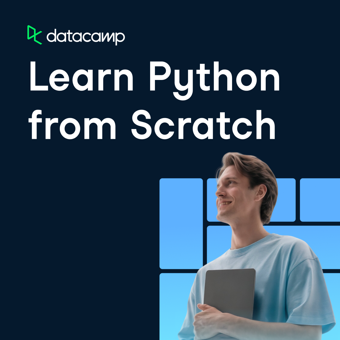 DataCamp ChatGPT ad — Learn Python from Scratch