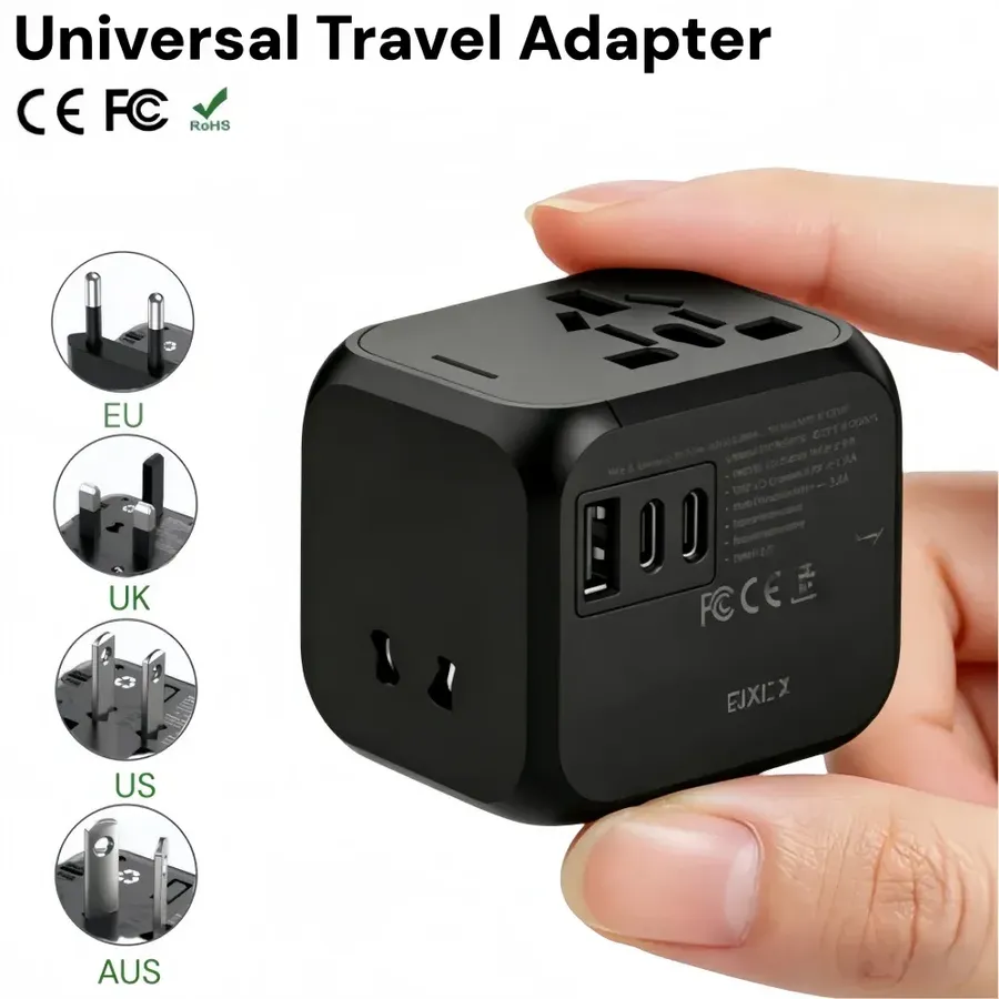 AliExpress ChatGPT ad — Universal Travel Adapter