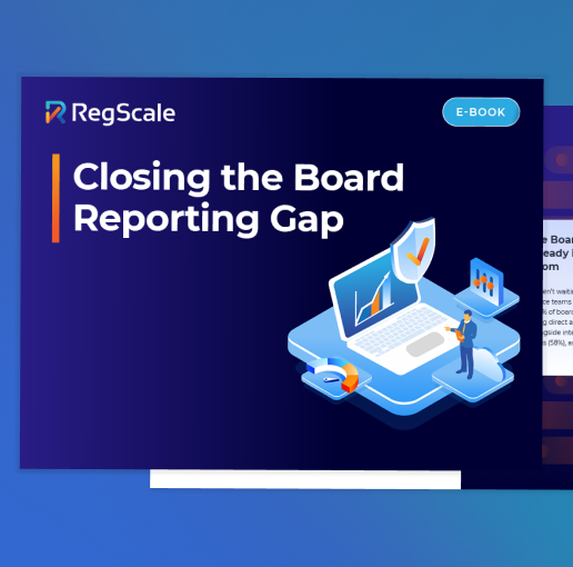 RegScale ChatGPT ad — GRC Board Reporting eBook