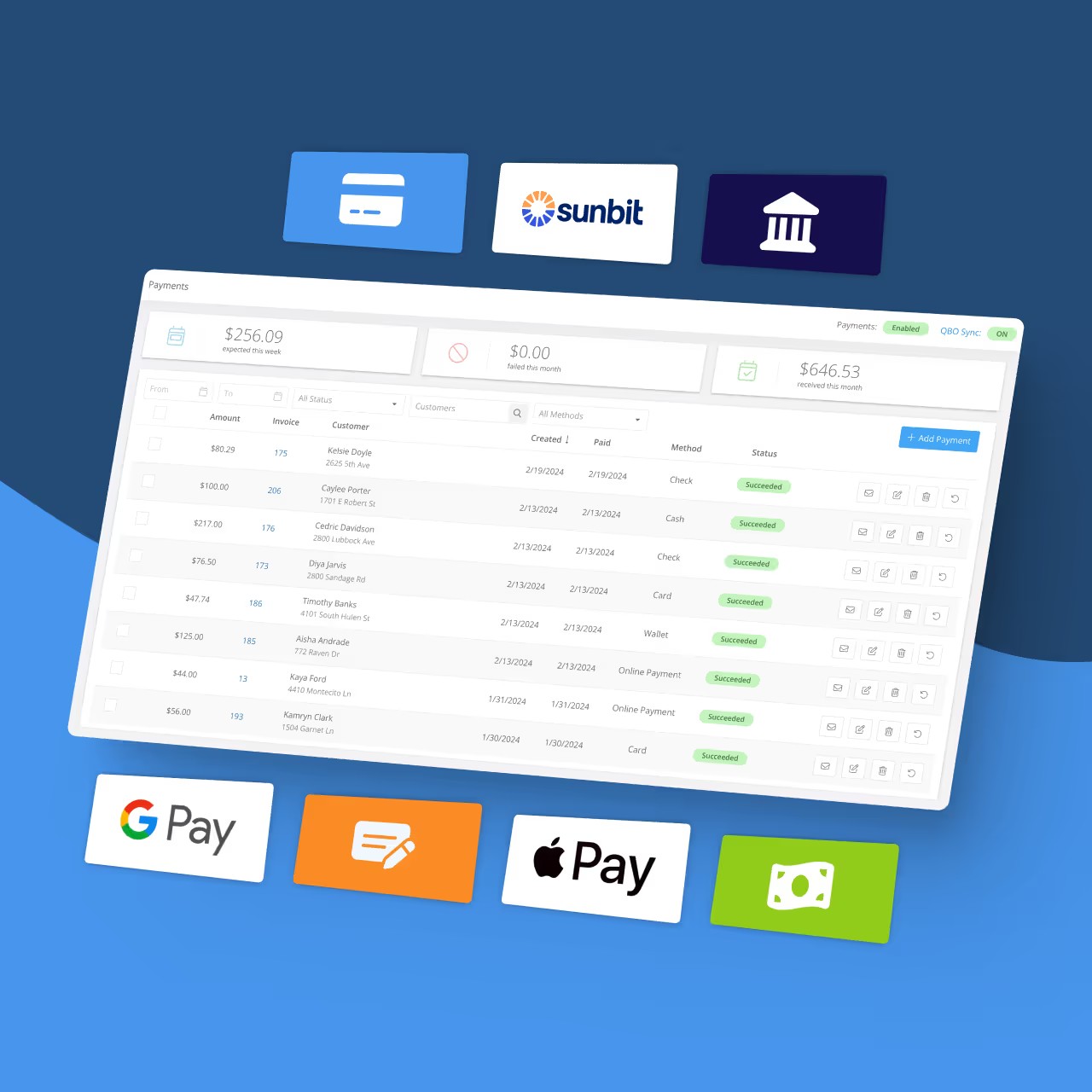 Skimmer LLC ChatGPT ad — Stop typing invoices into QuickBooks.