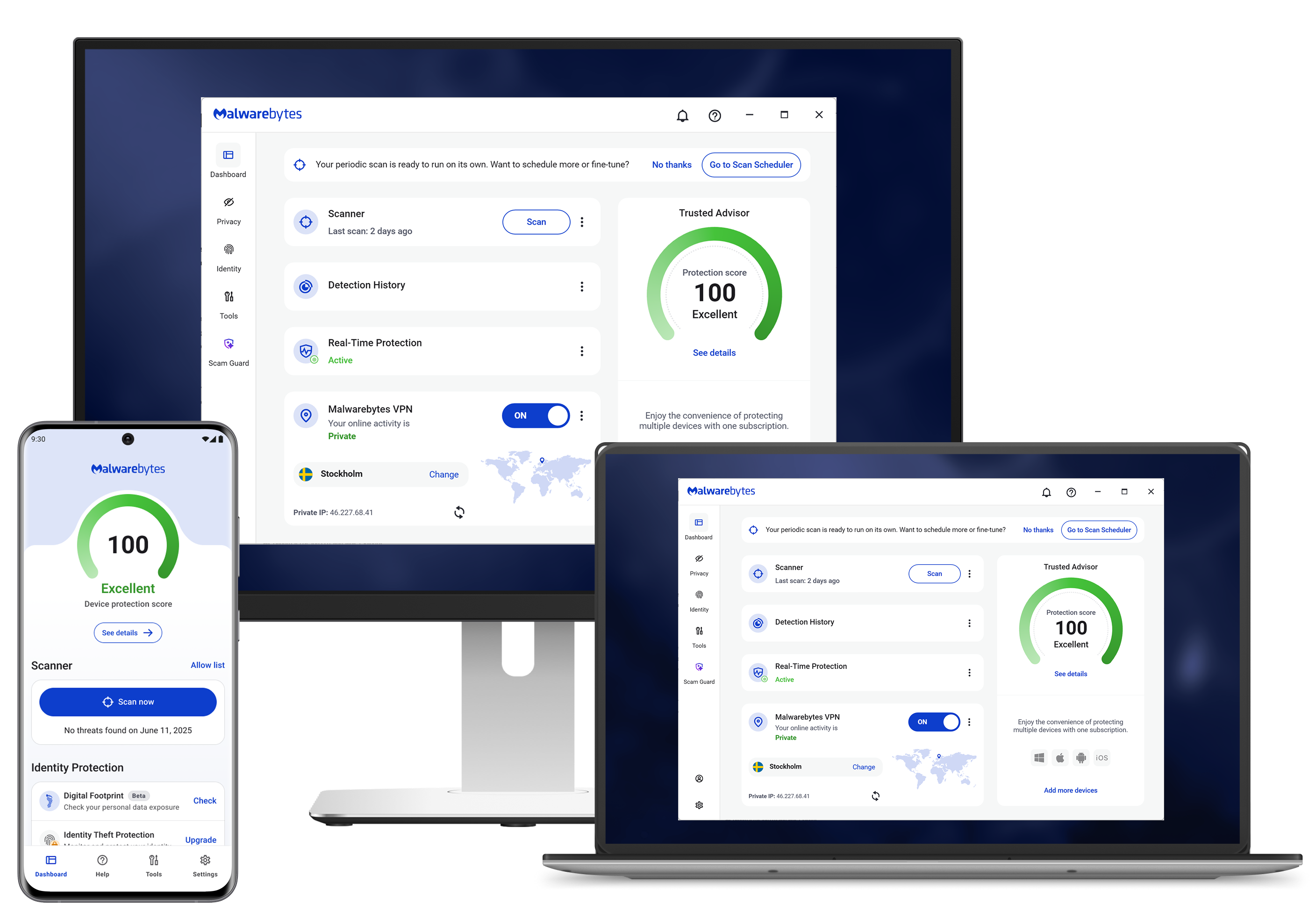 malwarebytes.com ChatGPT ad — 24/7 Antivirus Protection