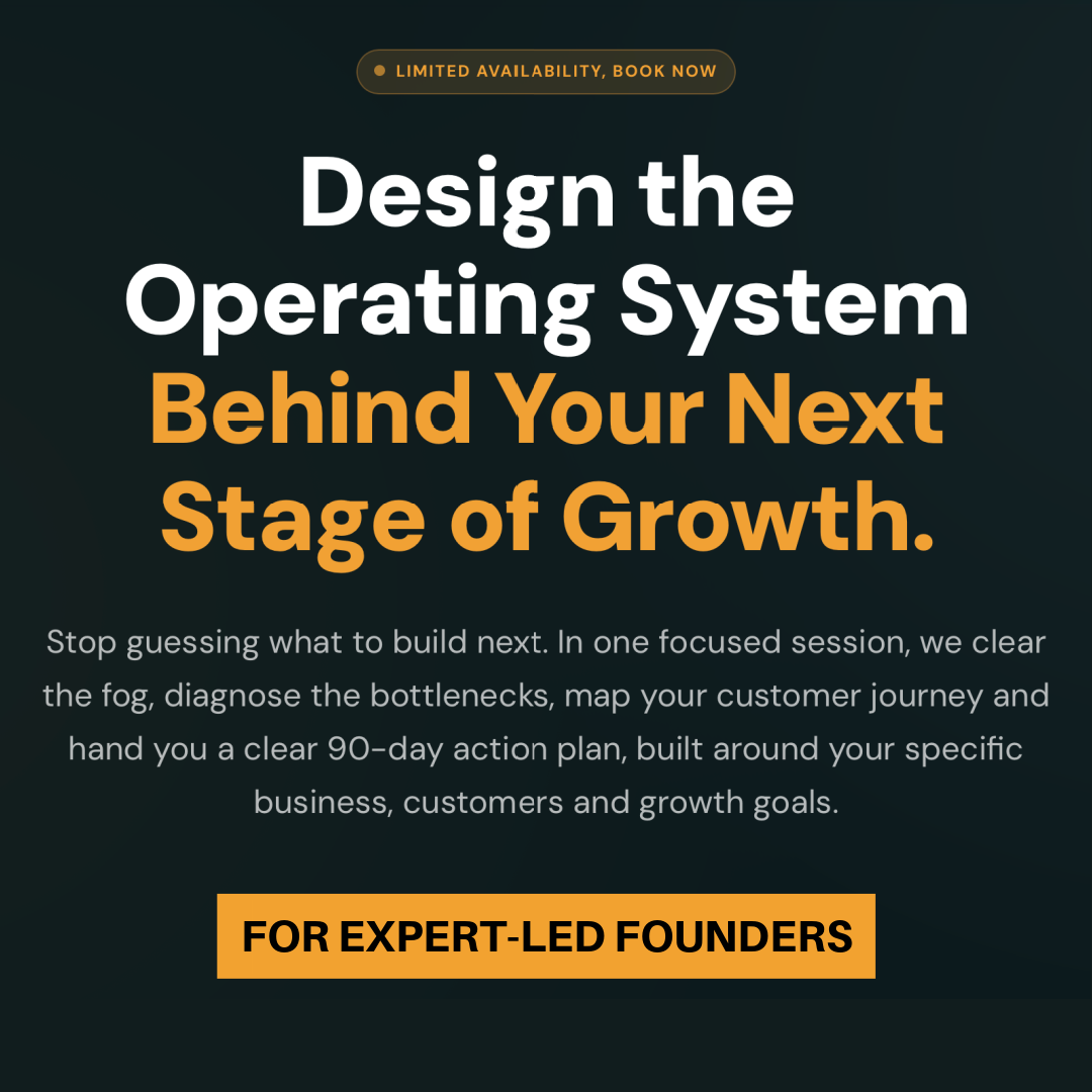 Convertico Ltd ChatGPT ad — Growth Strategy Session for Founder-Led Businesses in Custom AI Development & Generative-AI Consulting Services