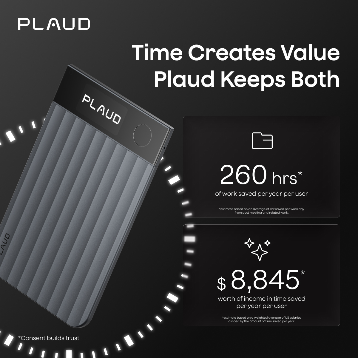 Plaud LLC ChatGPT ad — The World’s No. 1 AI Note-Taking Brand
