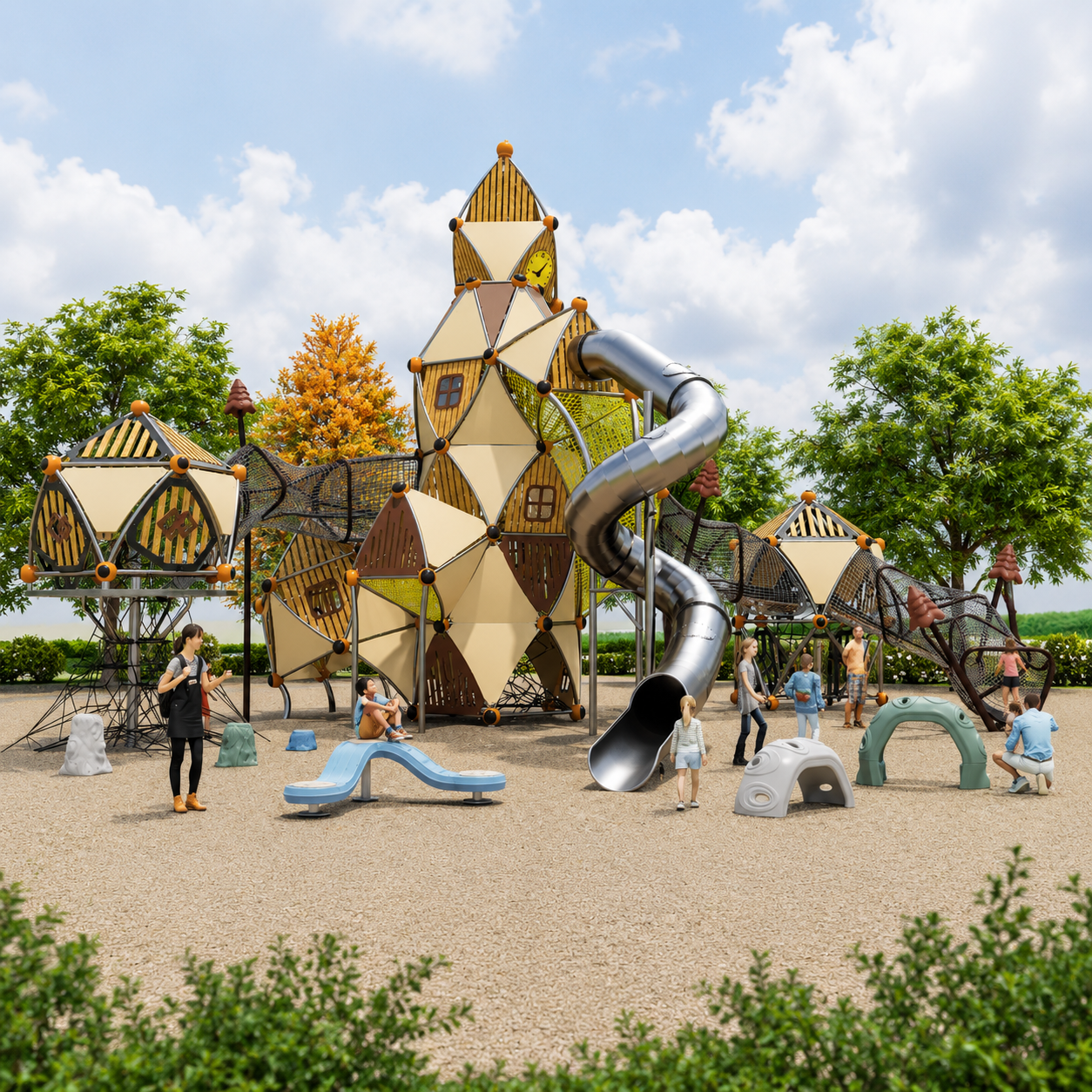 Creative Recreational Systems, Inc. ChatGPT ad — Playground equipment for commercial
