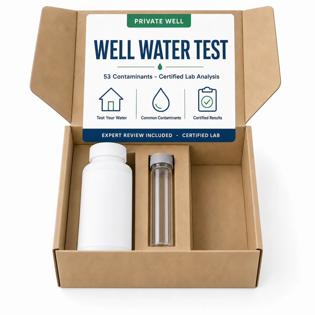 Mid Atlantic Water ChatGPT ad — Well Water Test Kit, Certified Lab