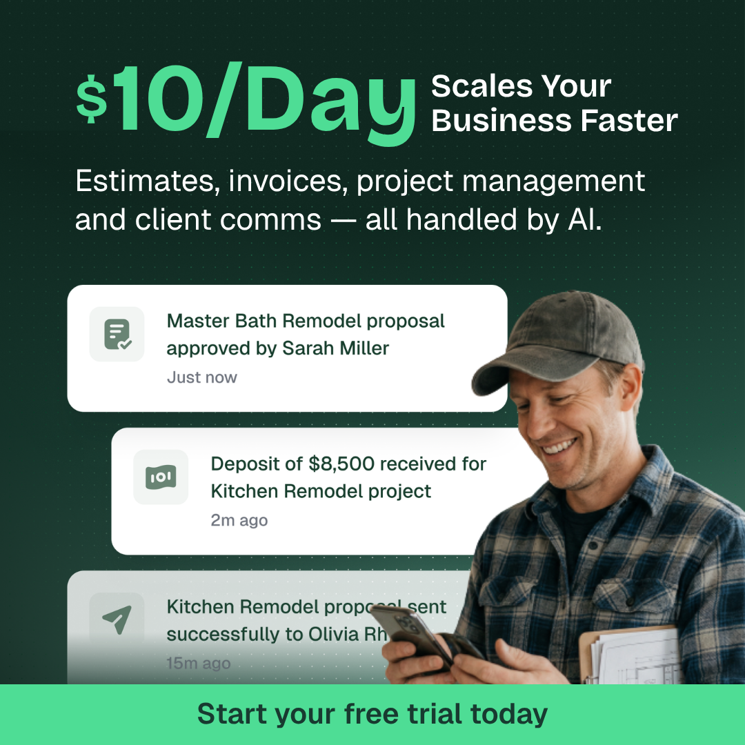 Handoff ChatGPT ad — AI Construction Estimates in Minutes