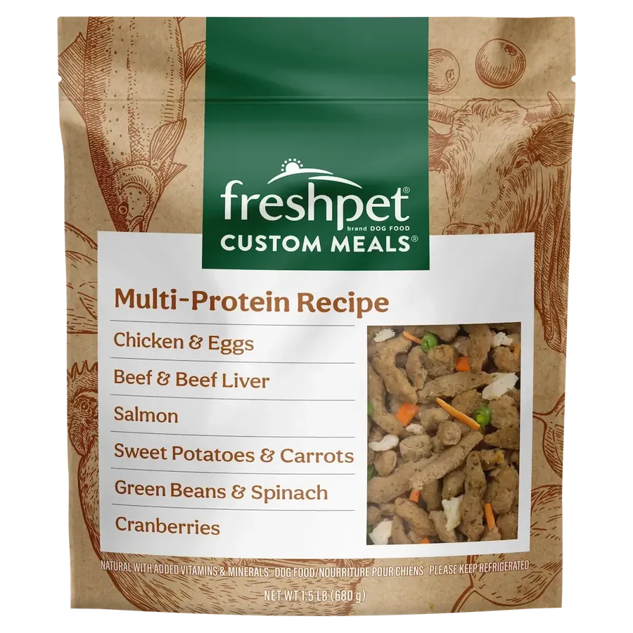 Freshpet ChatGPT ad — Multiprotein Recipe - Dog Meal
