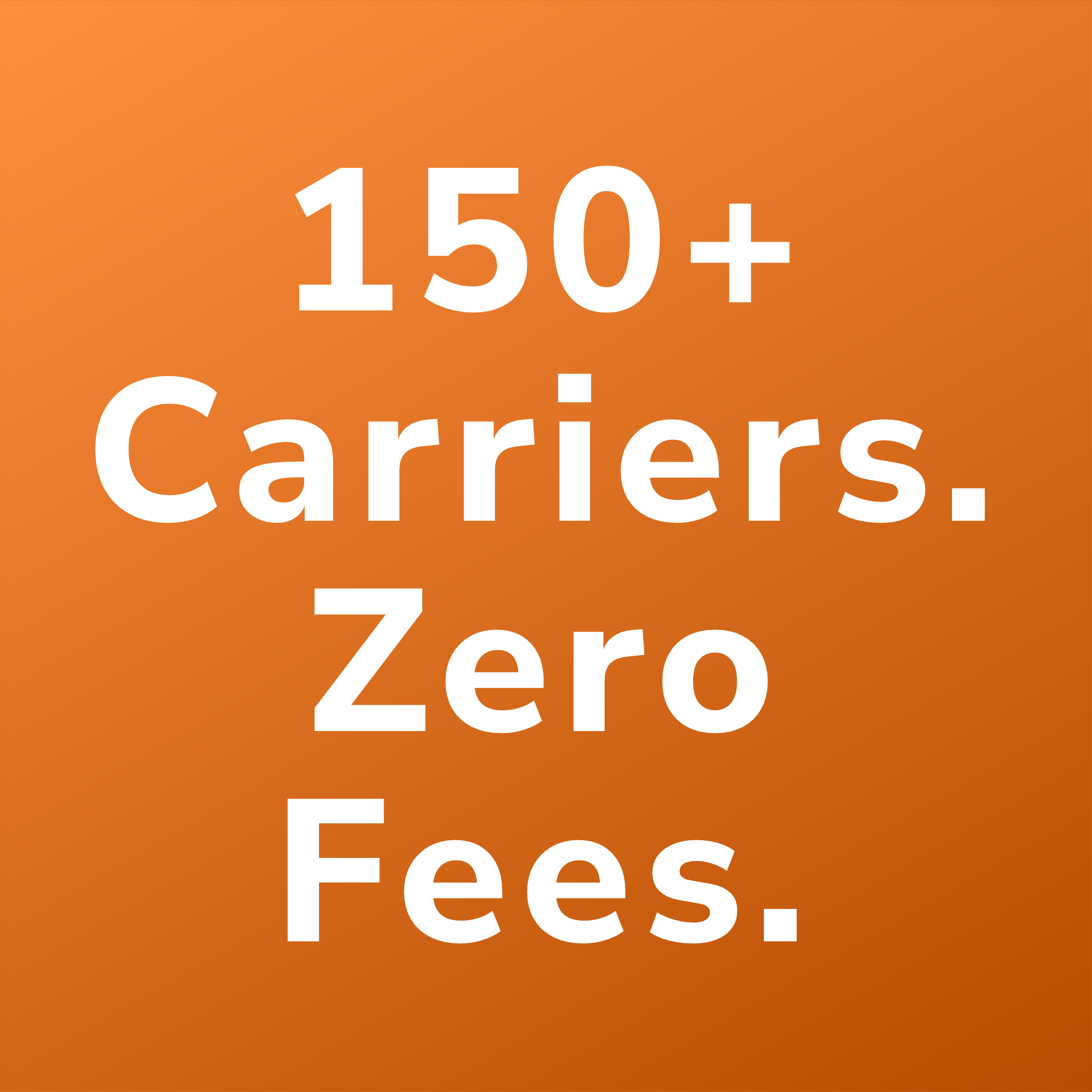 First Connect Insurance Services ChatGPT ad — Carrier Access with $0 Fees