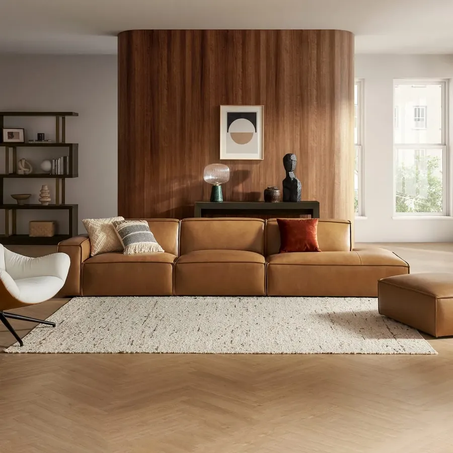 Castlery ChatGPT ad — Jonathan Leather Chaise Sofa