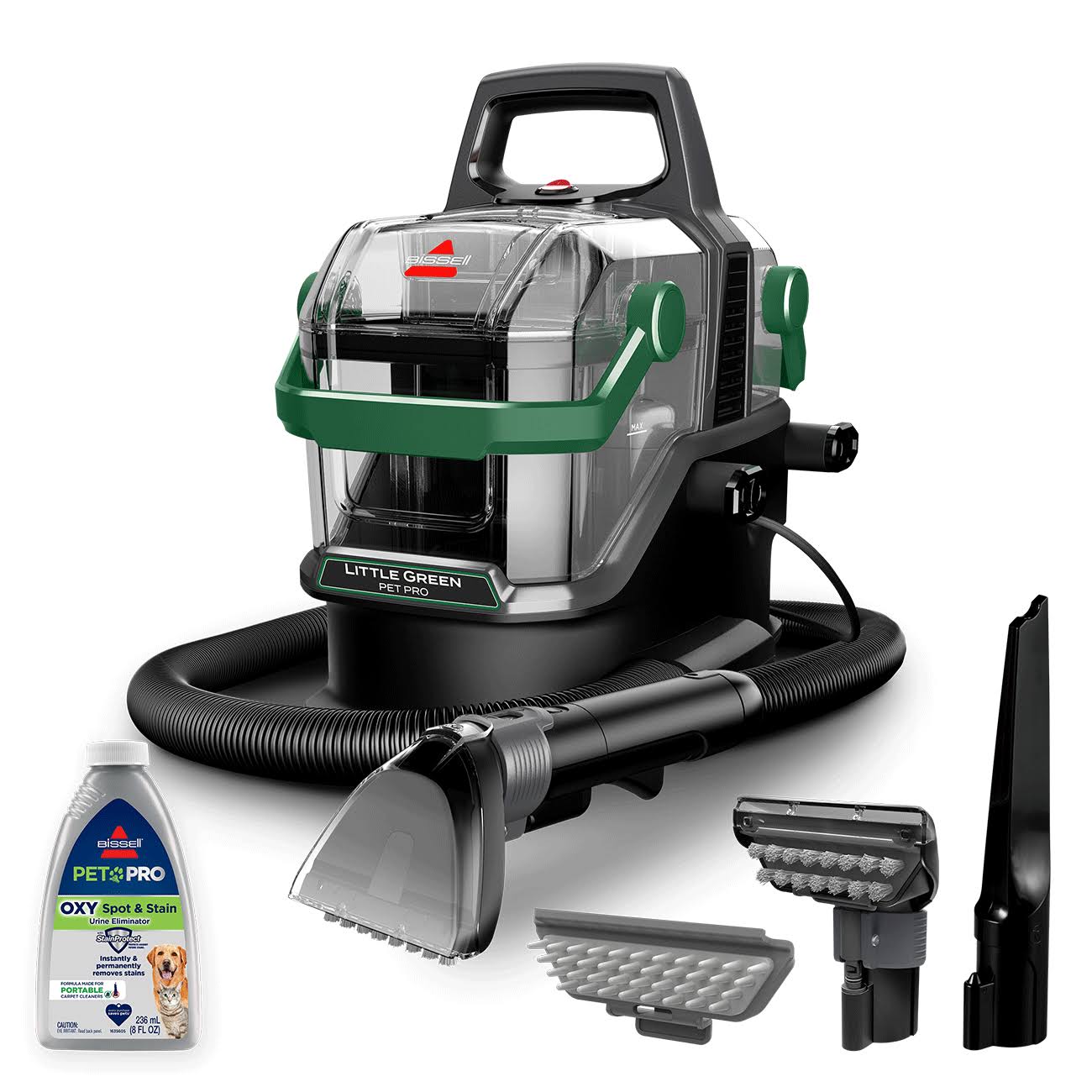 BISSELL ChatGPT ad — Little Green Pet Pro