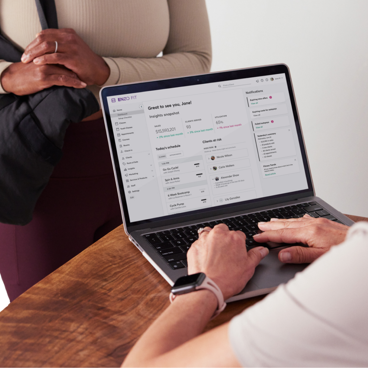 Mindbody ChatGPT ad — Yoga software