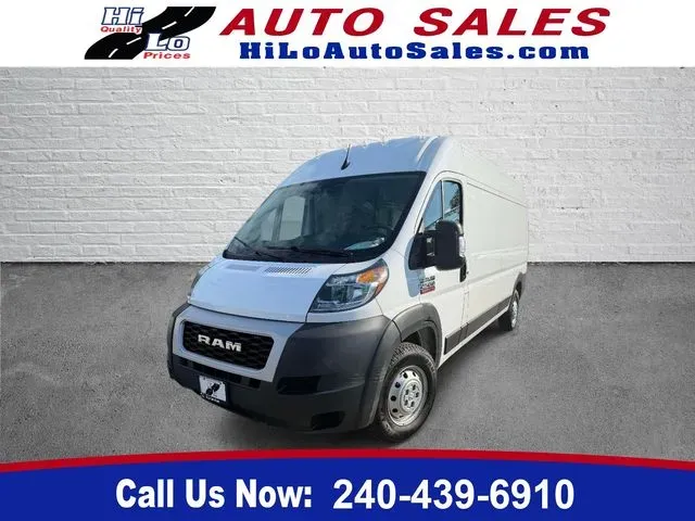 Used Cars of Baltimore ChatGPT ad — 2022 Ram Promaster 2500 in Conversion Van & Sprinter Campervan Custom Upfitters