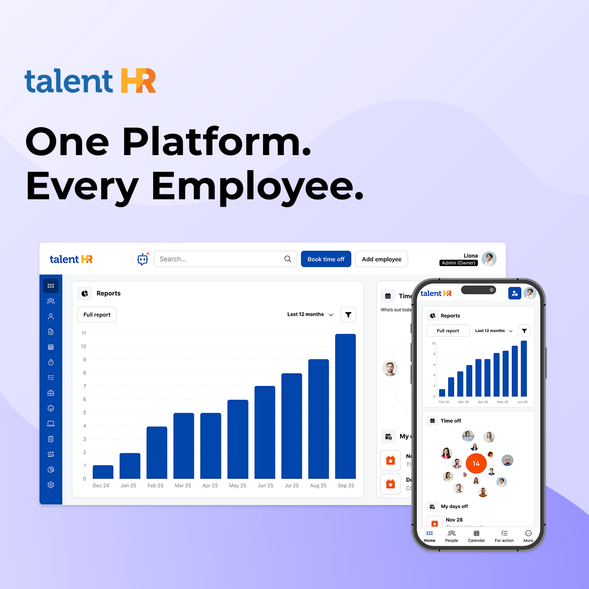 TalentHR ChatGPT ad — HR Software That Gets You Started Fast