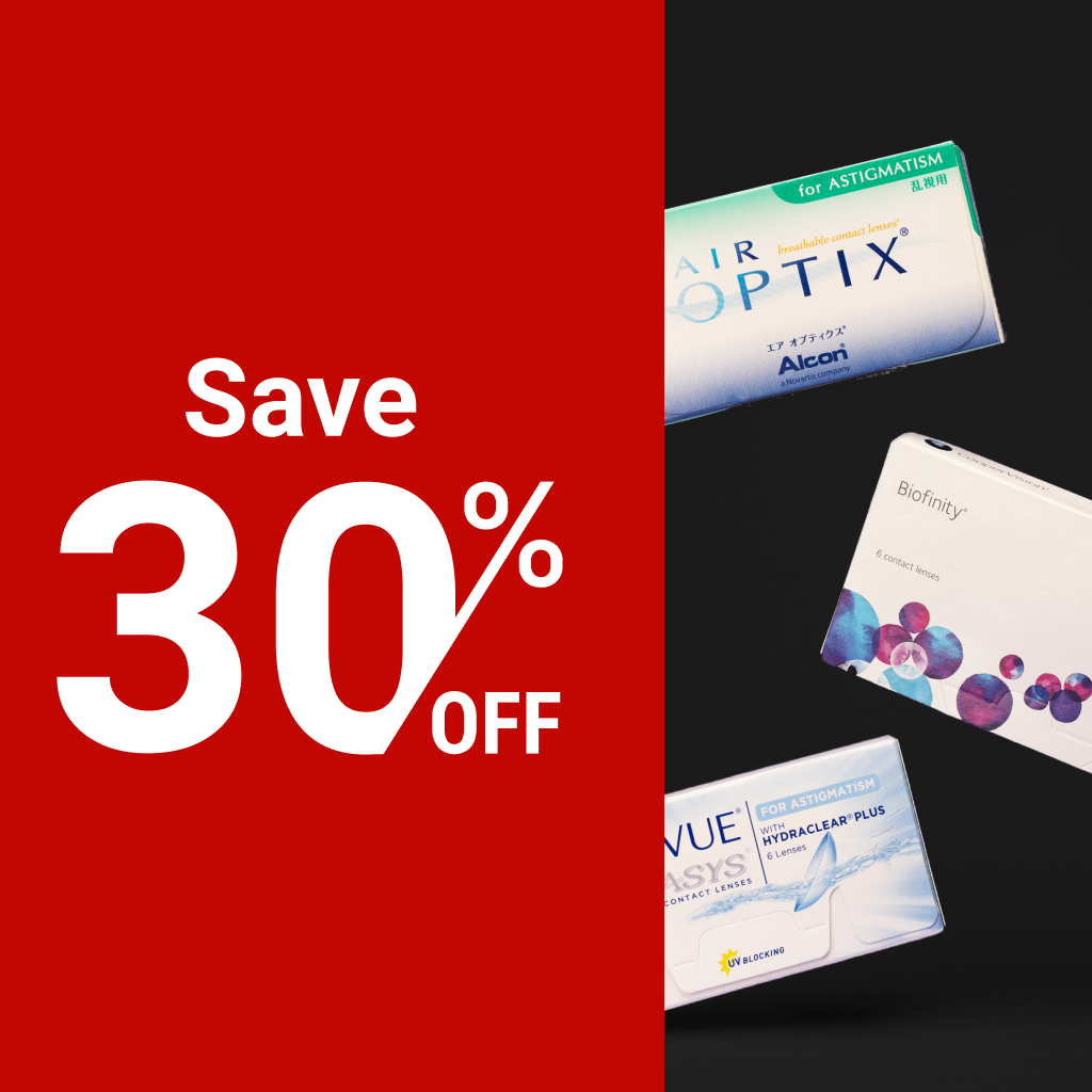 GlassesUSA.com ChatGPT ad — 30% Off All Contact Brands