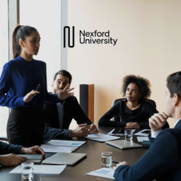 Nexford University ChatGPT ad — AI degree. No career pause.