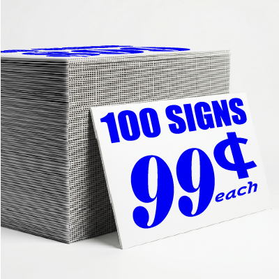 UZ Marketing ChatGPT ad — Our Yard Signs are 99₵ EACH!