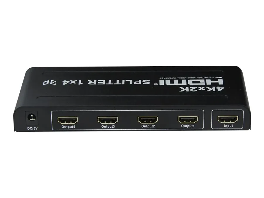 Connection ChatGPT ad — 4Xem 4-Port HDMI Splitter, Supports 3D 4K/2K