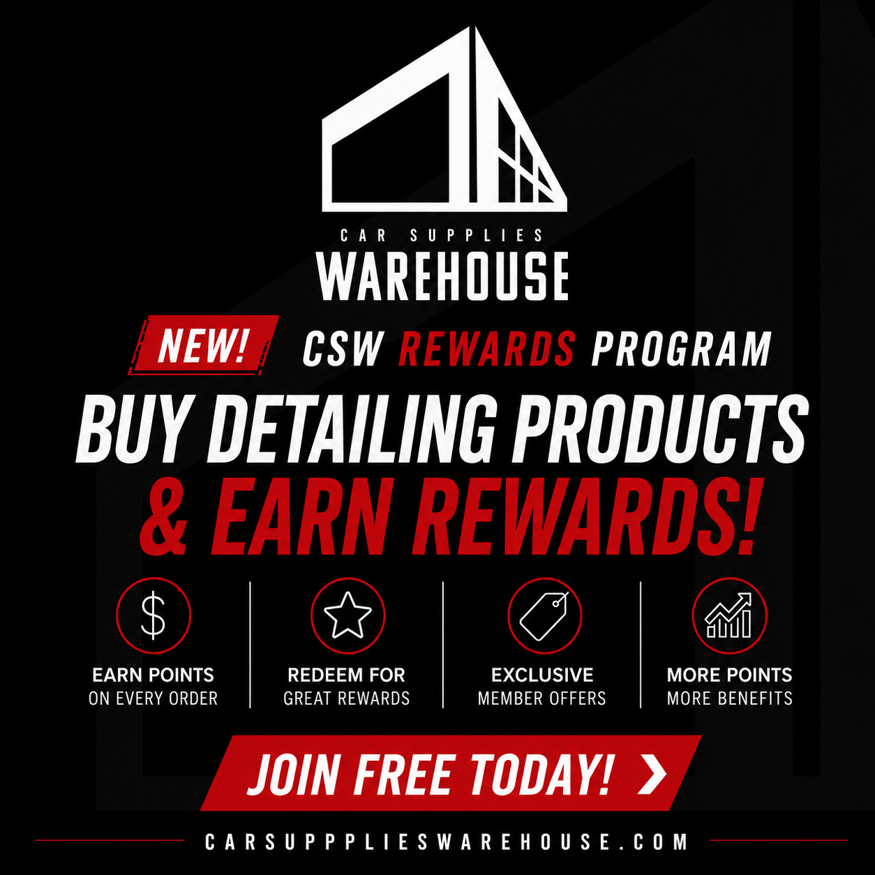 Car Supplies Warehouse ChatGPT ad — Buy Detailing Products &amp; Earn Rewards