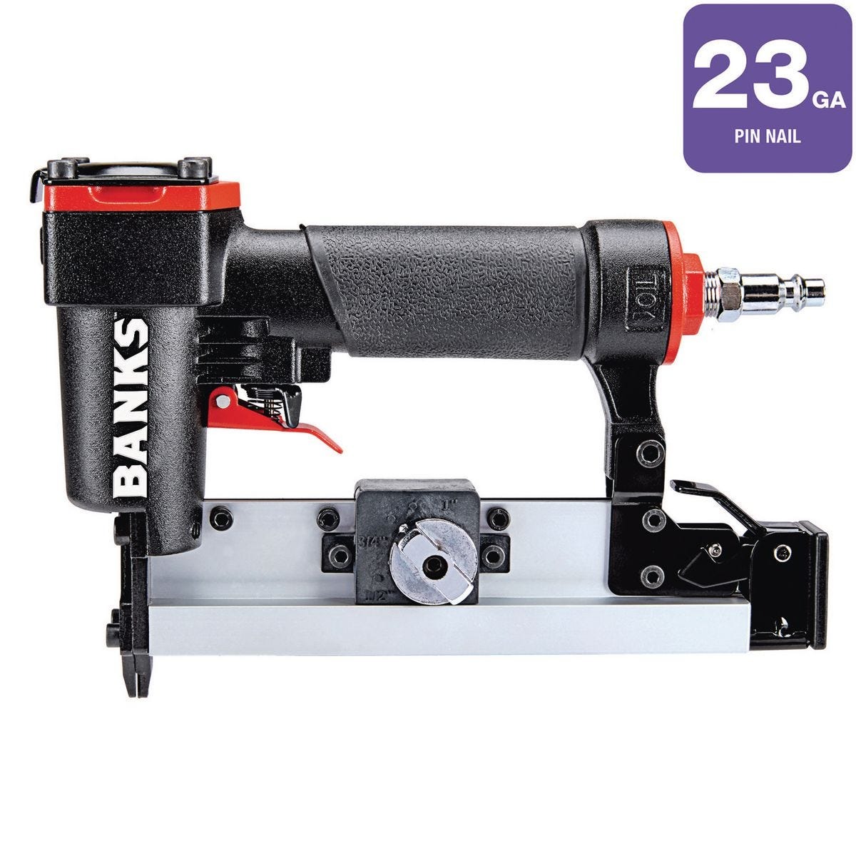 Harbor Freight ChatGPT ad — Banks 23 Gauge Pin Nailer