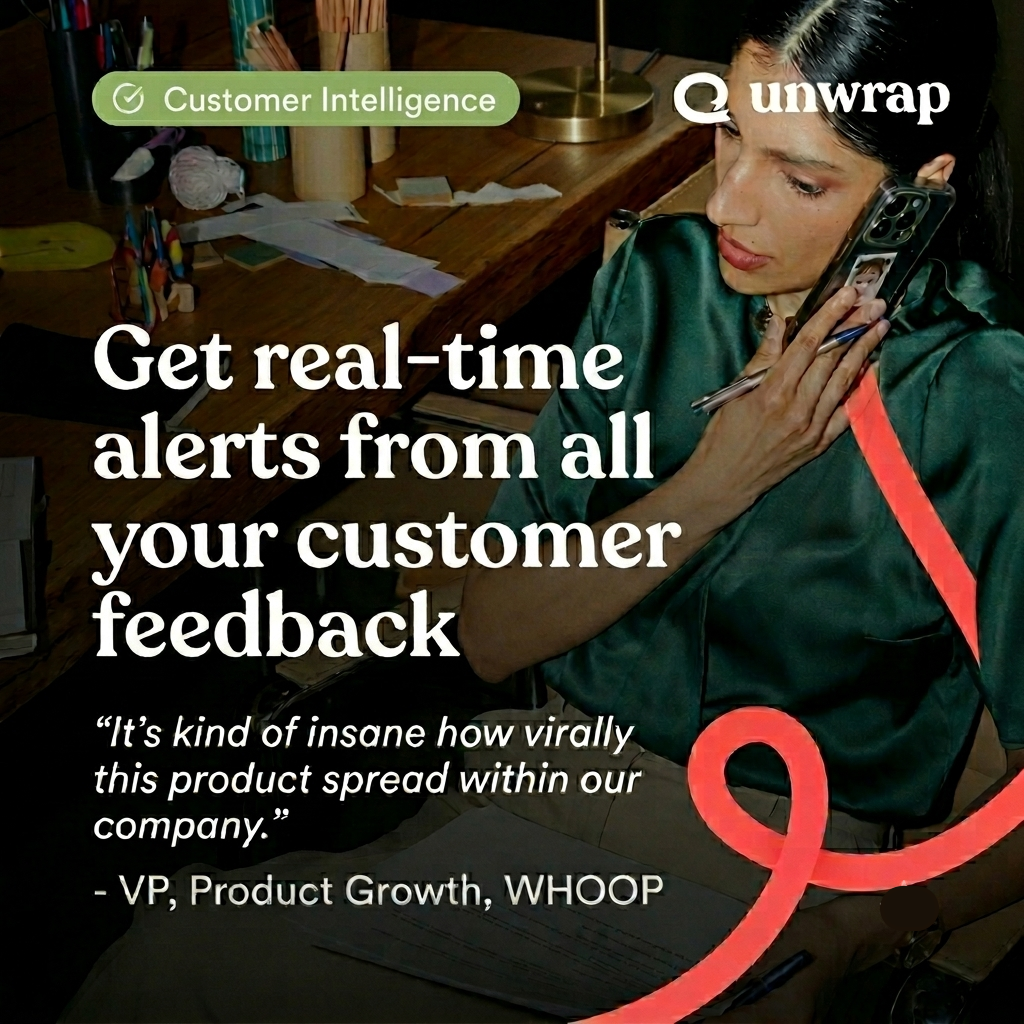 Unwrap ChatGPT ad — Unwrap customer intelligence in AI Search Optimization