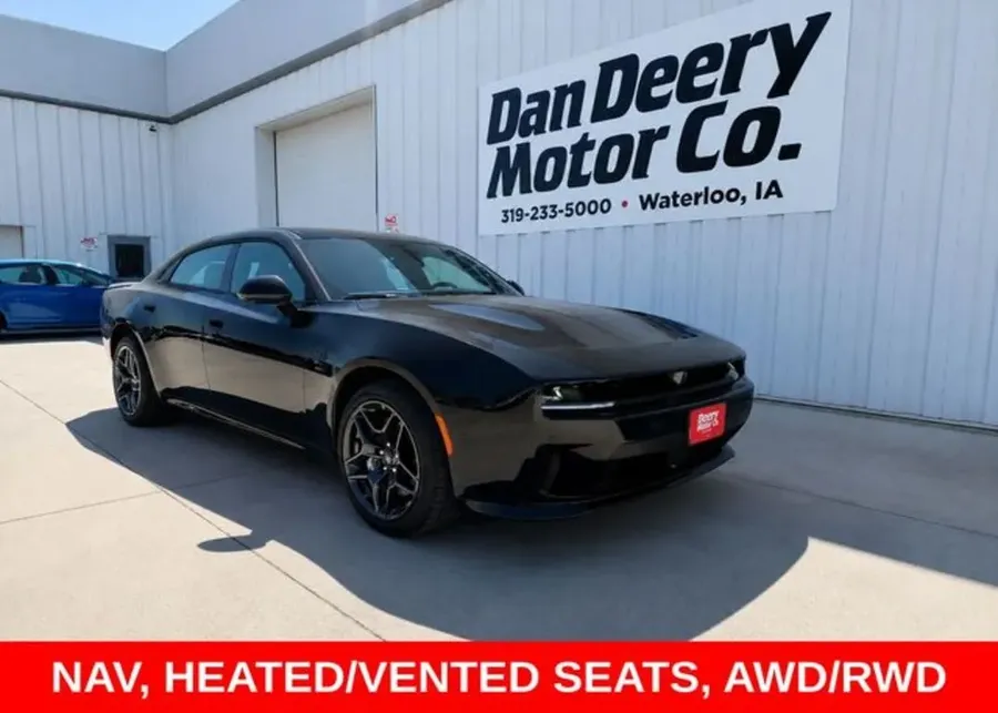 Dan Deery Motor Co. ChatGPT ad — 2026 Dodge Charger AWD Sedan in Auto Window Tinting & Paint Protection Film Services