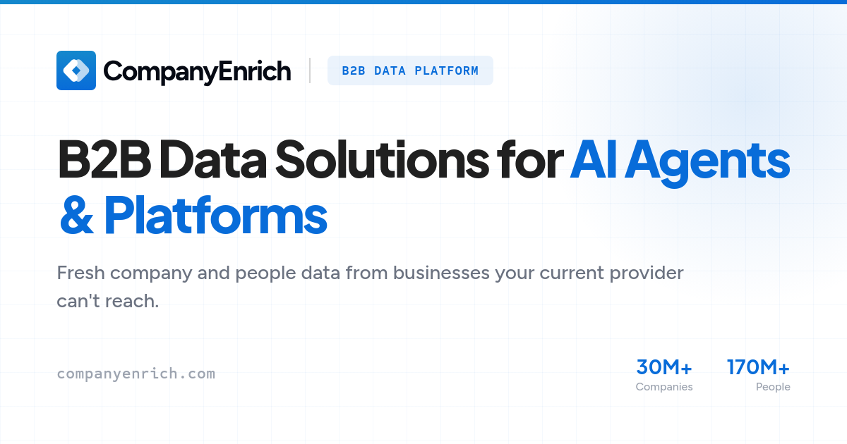 companyenrich.com ChatGPT ad — Company and People Data APIs in Forensic Accounting & Fraud Investigation Services
