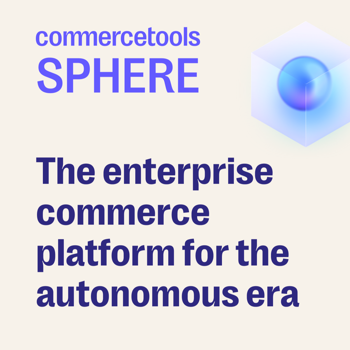 commercetools inc. ChatGPT ad — commercetools Sphere