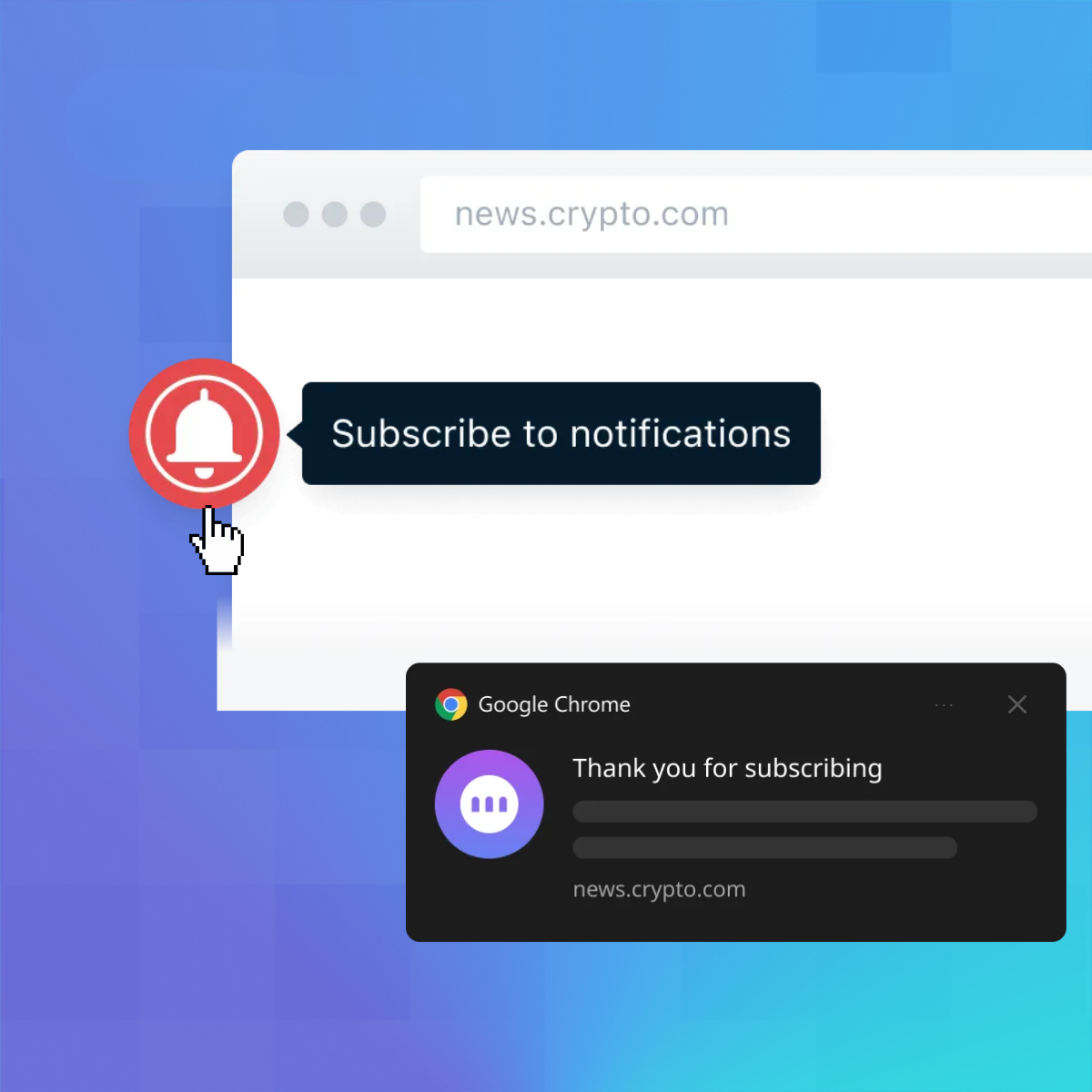 OneSignal Inc ChatGPT ad — Go Beyond Basic SMS