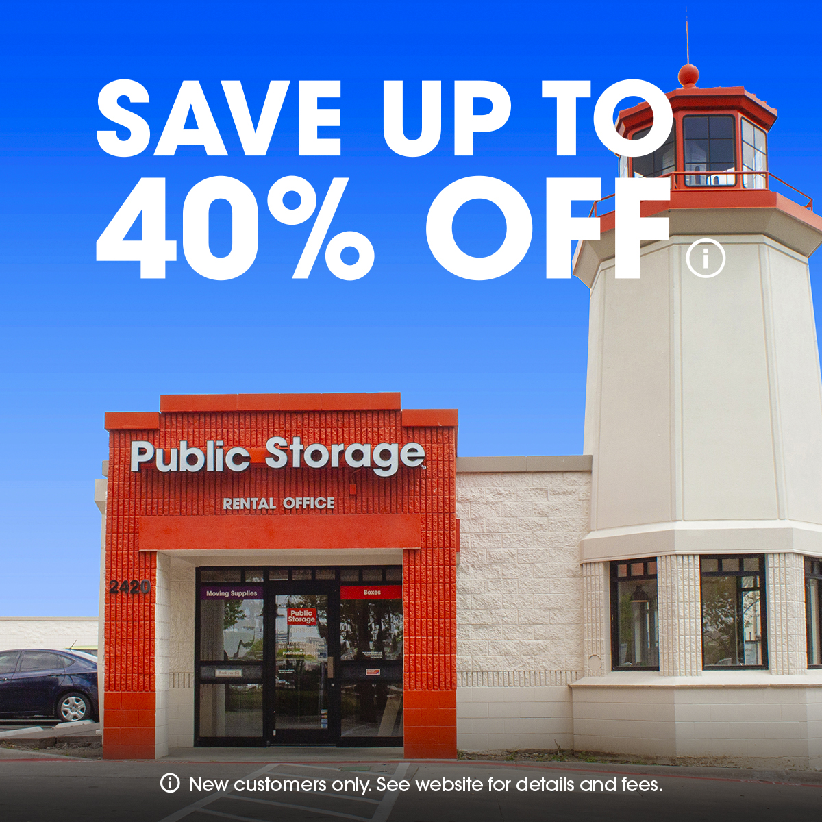 Public Storage ChatGPT ad — Clear Space with Public Storage®