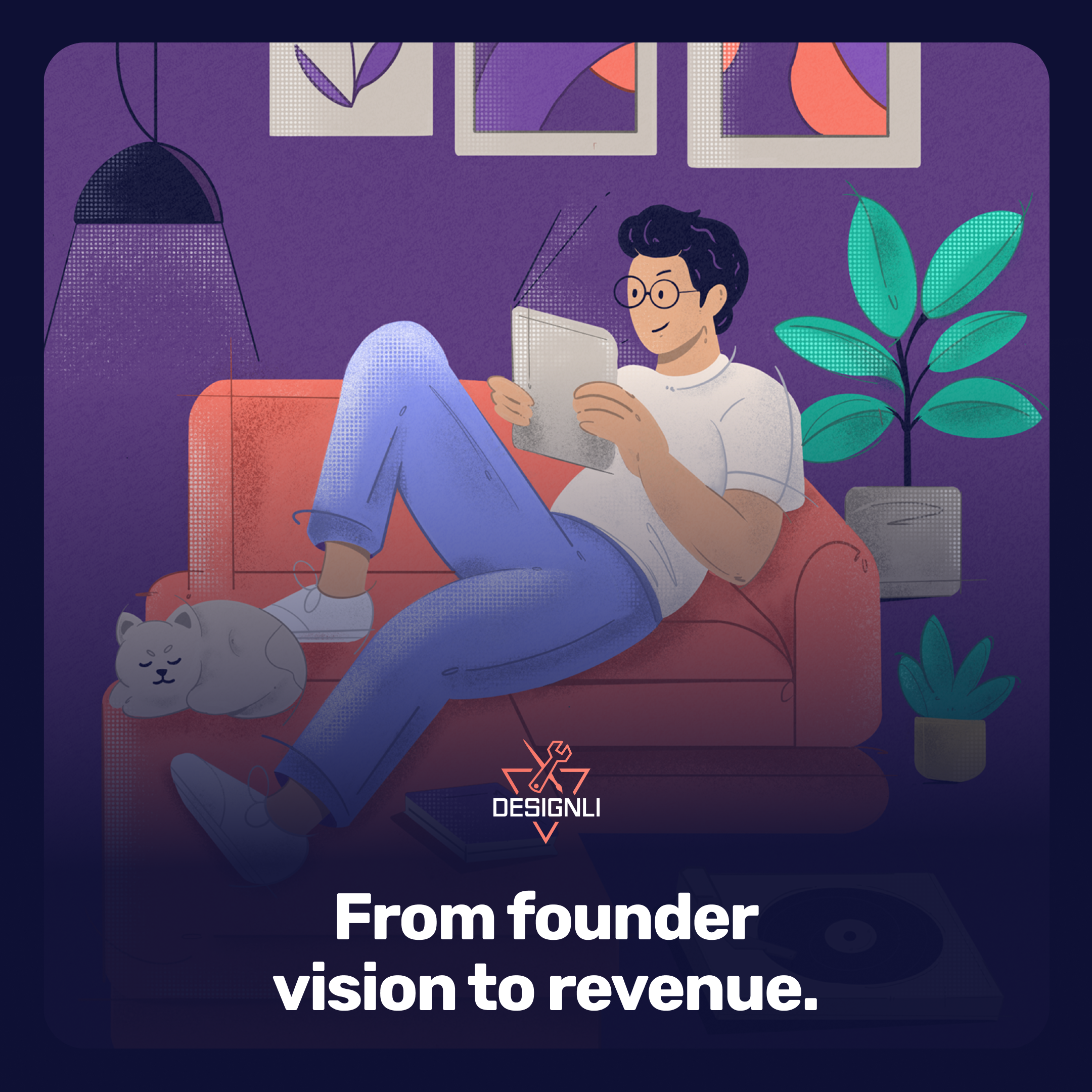 Designli, LLC ChatGPT ad — From founder vision to revenue