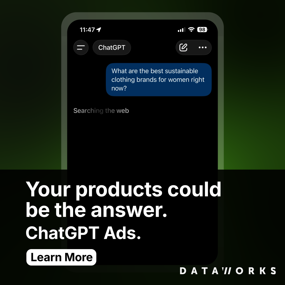 Dataworks Ltd. ChatGPT ad — Your ChatGPT Ads Agency