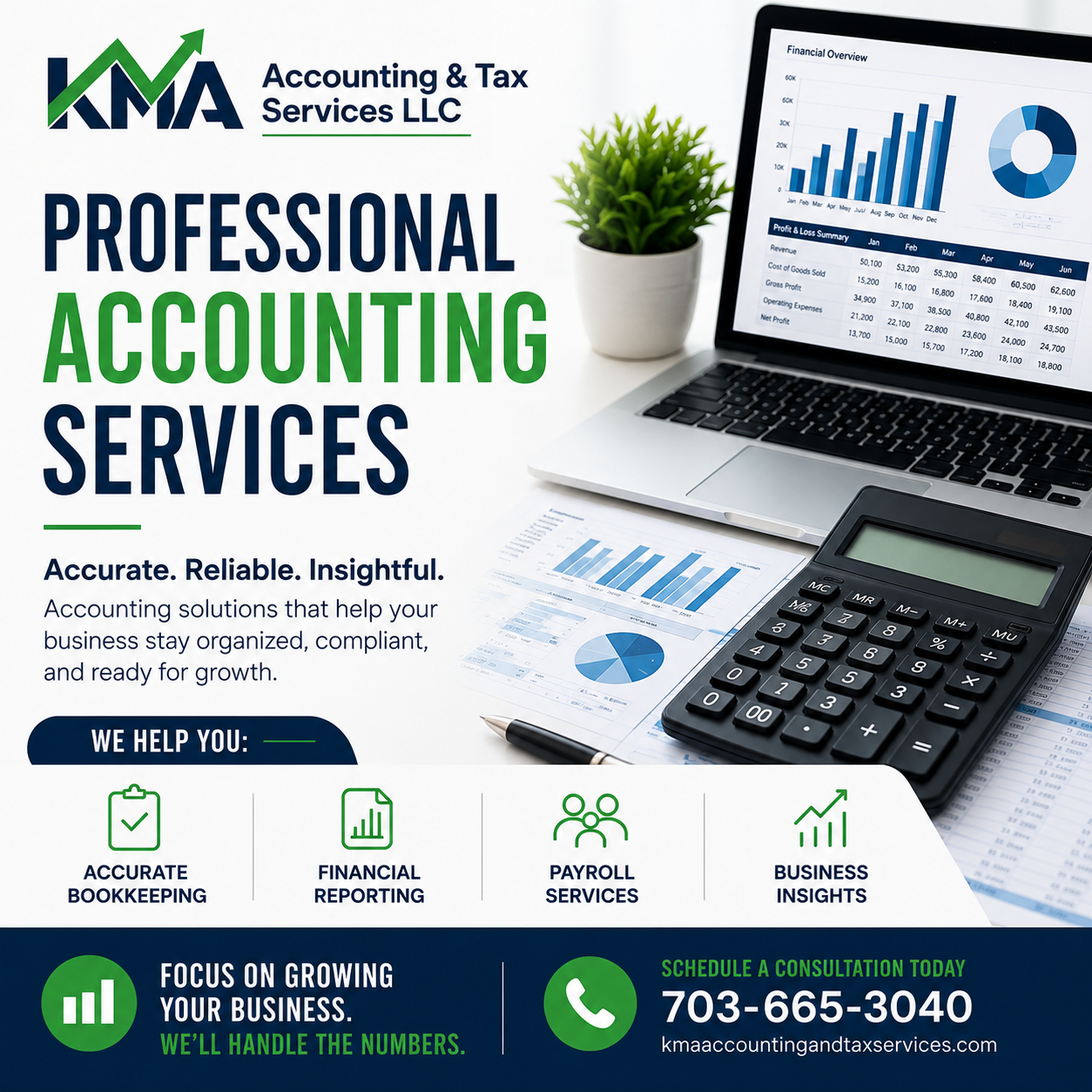 KMA Accounting and Tax Services LLC ChatGPT ad — Local Professional Tax Planning & Preparation
