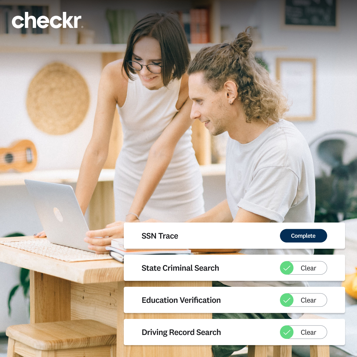 Checkr, Inc. ChatGPT ad — Checkr + ATS