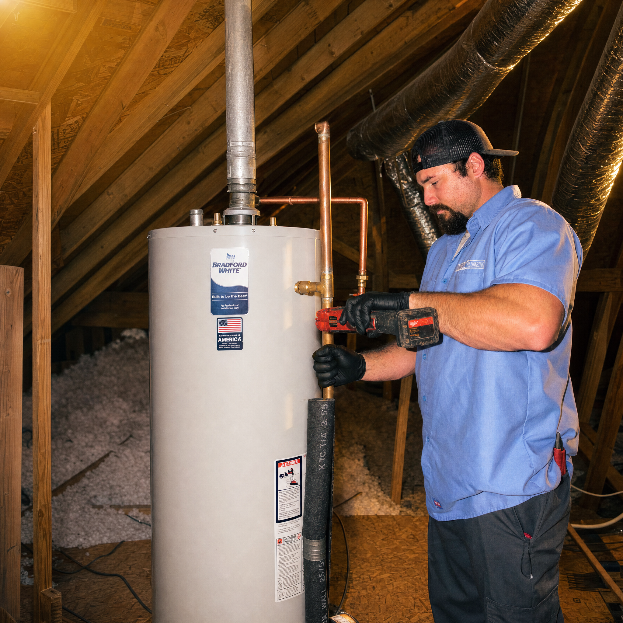 Daniels Plumbing Co., Inc. ChatGPT ad — Free Water Heater Inspection