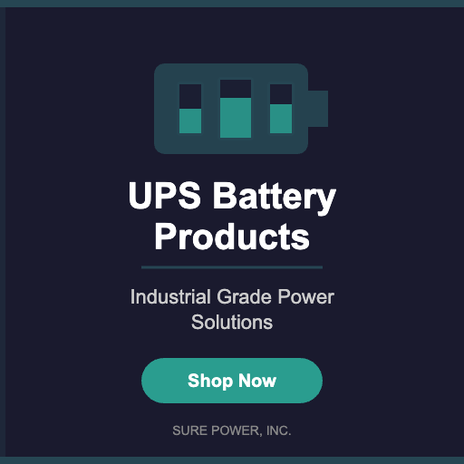 Sure Power, Inc. ChatGPT ad — UPS Batteries & Power Products
