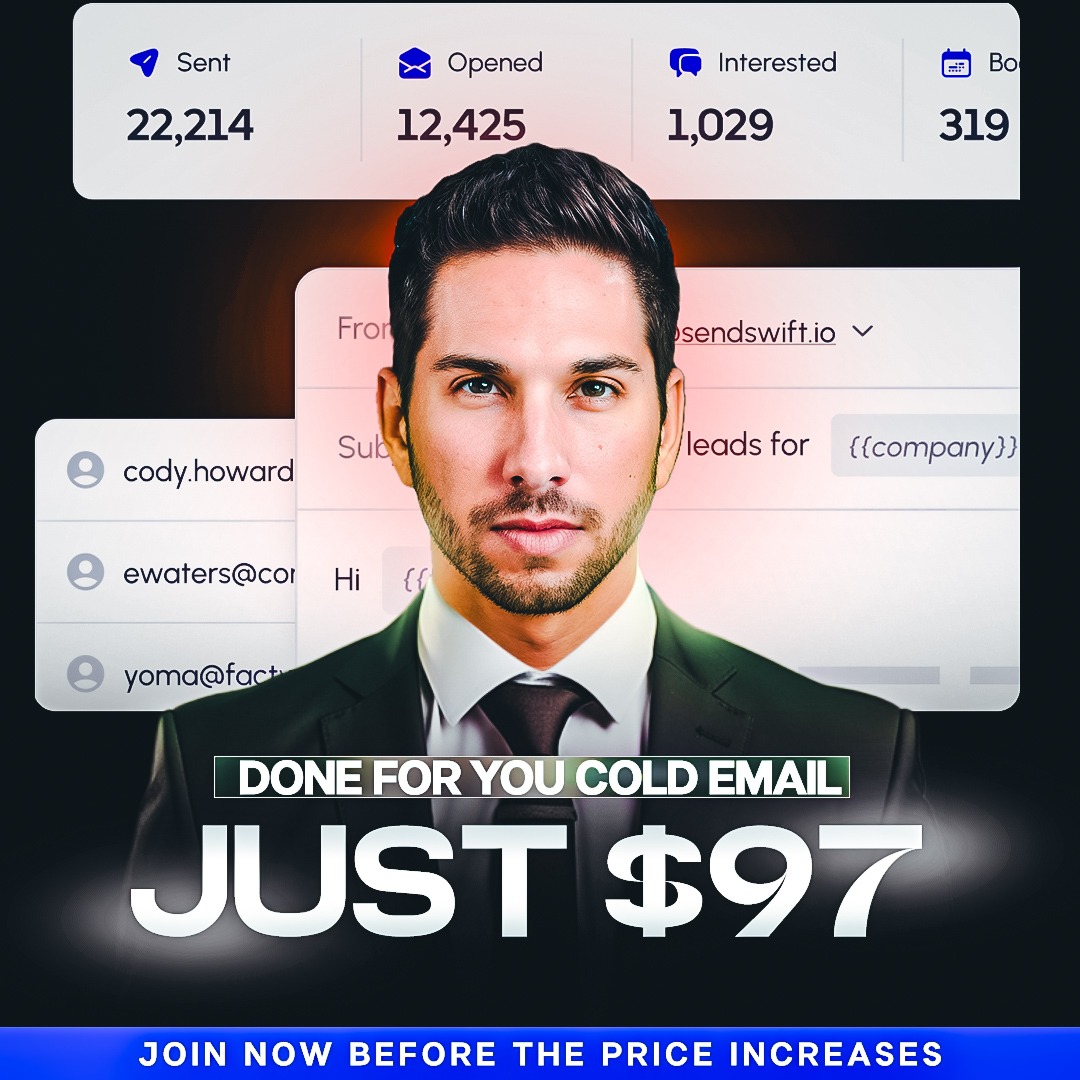 Lead Gen Jay ChatGPT ad — Done-for-you cold email setup in Email Marketing & CRM