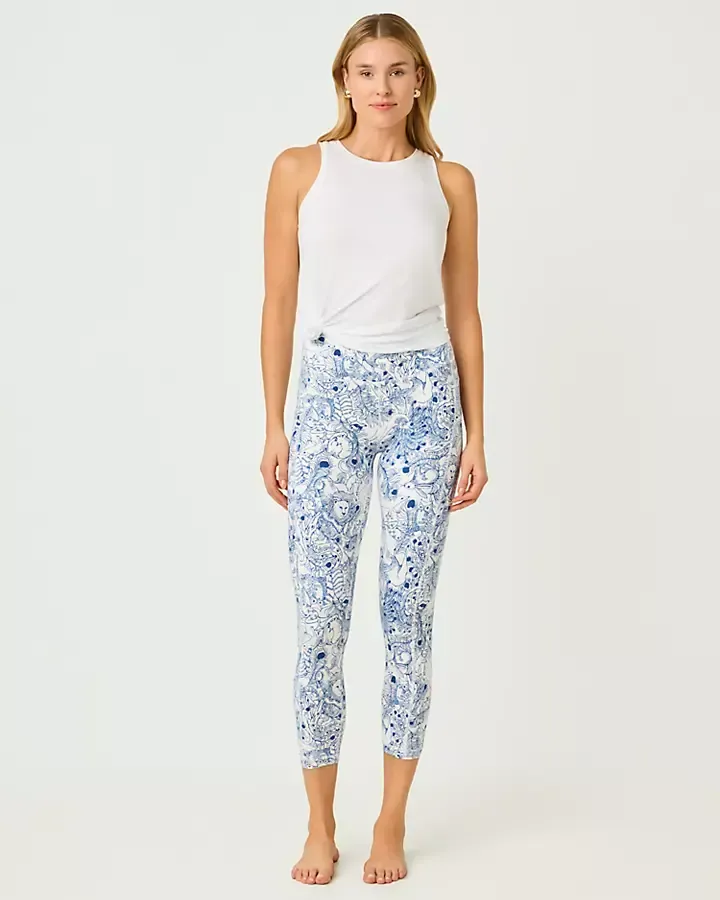 Lilly Pulitzer ChatGPT ad — UPF 50+ Weekender Midi Legging