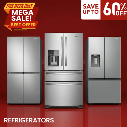 Crown Trading And Management Corp ChatGPT ad — Refrigerators Up To 60% Off - Premium Brands